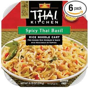 Thai Kitchen Spicy Noodle Cart, Basil Rice, 9.7 Ounce (Pack of 6)