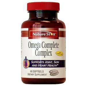  Omega Complete Complex, 60 Softgels, NatureStar Health 