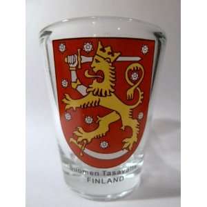  Finland Coat Of Arms Shot Glass
