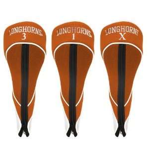  Texas Longhorns Orange Three Pack Zippered Golf Club 