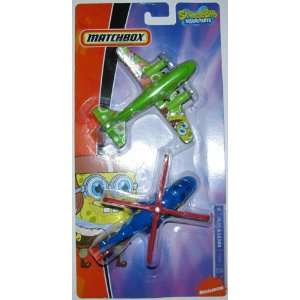   Matchbox Spongebob Squarepants Airplane and Helicopter Toys & Games