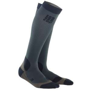   Grey Outdoor Compression Sport Socks for Men