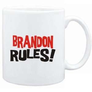 Mug White  Brandon rules  Male Names 