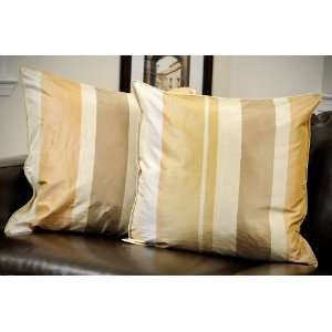  Custom Belmont Designer Silk Throw Pillow Covers
