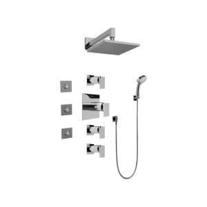    SN Contemporary Square Thermostatic Set with Bod