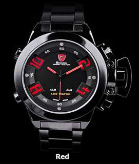 SHARK Big Case Digital LED JP Quartz Men Sport Watch  