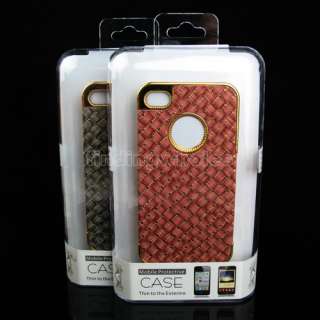 Luxury Designer Premium Hard Case Skin Pouch Back Cover For iPhone 4 