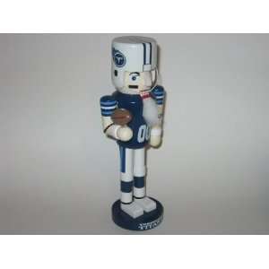  TENNESSEE TITANS 11 Wood GOOD LUCK NUTCRACKER with Team 