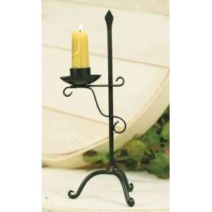  Miniature Old Forge Spade Taper Candle Holder Lamp, Set of 