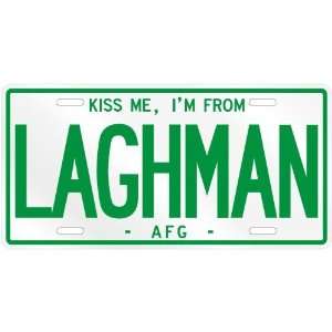   AM FROM LAGHMAN  AFGHANISTAN LICENSE PLATE SIGN CITY