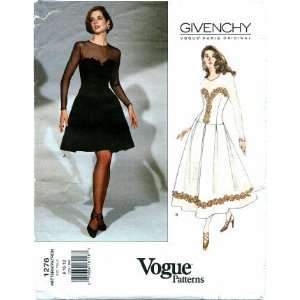  Vogue 1276 Sewing Pattern Givenchy Paris Original Misses 