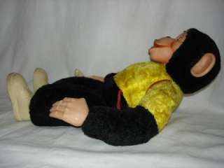 Vintage 19 MR BIM 1950s Columbia Toy Products Plush Stuffed Monkey 