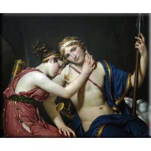 The Farewell of Telemachus and Eucharis 16x13 Streched Canvas Art by 