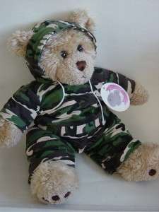 Green Camo sports outfits clothes fit 15 Build a Bear  