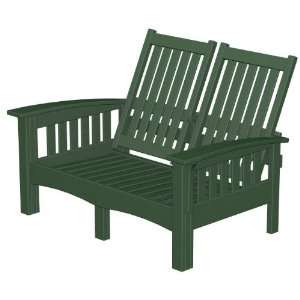  Polywood Mission Loveseat in Green