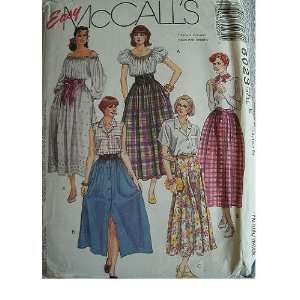    16 18 EASY MCCALLS CLASSIC SKIRT PATTERN 6023 Arts, Crafts & Sewing