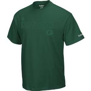  Reebok Green Bay Packers Sideline Boot Camp Short Sleeve T 