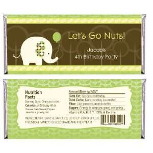   Elephant   Personalized Candy Bar Wrapper Birthday Party Favors Baby