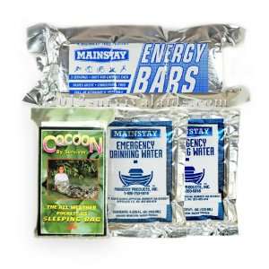  Emergency Survival Gear (Food/water Rations) + Cocoon 