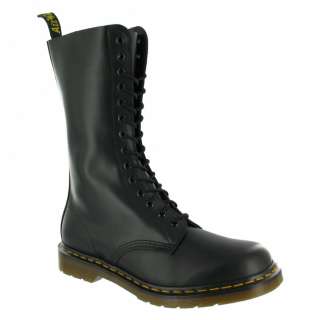 NEW DOC DR MARTENS 1914 BLACK SMOOTH BOOT ALL SIZES NEW 14 EYELET HOLE 