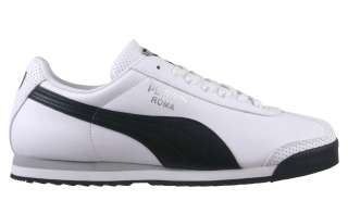 Puma Mens Shoes Roma PSO White Black Silver 353361 03  