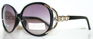 KAY UNGER 608 BLACK New Womens Designer Sunglasses  