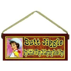  Funny Cowgirl Country Western Gift Butt Jiggle Decorative 