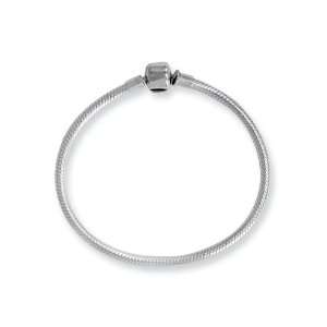   Silver SimStars Clasp Bead Bracelet 7.50 inches Finejewelers Jewelry