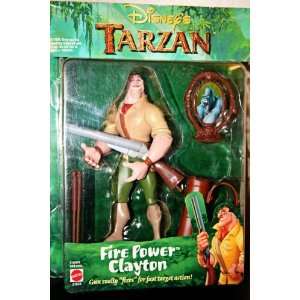  Disneys Tarzan Fire Power Clayton Action Figure 
