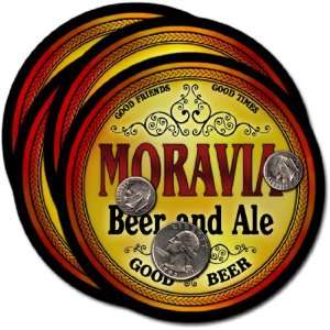  Moravia, IA Beer & Ale Coasters   4pk 