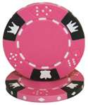 1000 Acrylic Case Crown & Dice WPT poker chips set  