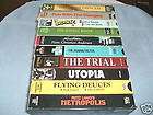 LOT OF 10 CLASSIC VHS TAPES  BLONDIE, THE TRIAL, UTOPIA