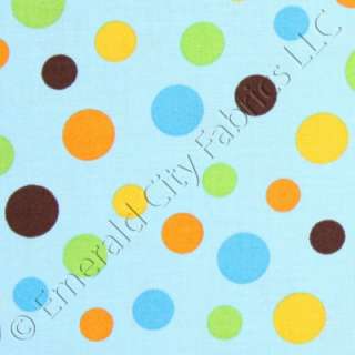 RJR Crazy for Dots and Stripes Light Blue Quilt Fabric  