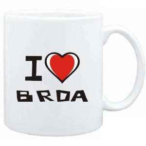  Mug White I love Brda  Cities