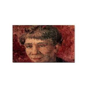  Portrait of Madame Tanguy By Vincent Van Gogh Sticker 