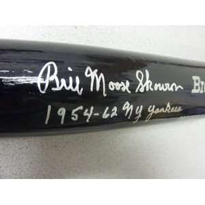  Moose Skowron Signed Bat   Bill PSA COA NY   Autographed 