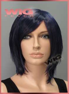 27cm Short Purplish Blue Hair Wigs SY62  