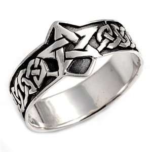   Silver Ring   7mm Band Width   11mm Face Height   Sizes 8 15 Jewelry