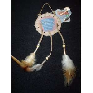  TAN DREAM CATCHER LEGEND MANDELA (LEATHER AND FEATHERS 