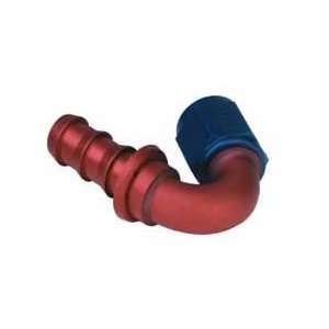 Aeroquip FCM1554 Red and Blue  10AN 150 Degree Socketless Hose Fitting