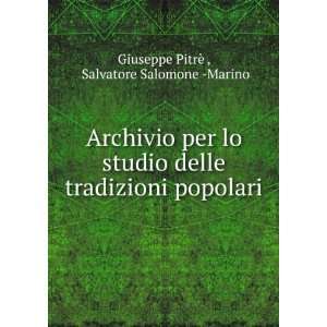   popolari Salvatore Salomone  Marino Giuseppe PitrÃ¨  Books