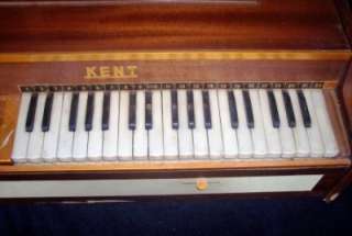 small Antique Kent Organ, 27L x 12W x 8H, 16 lbs, with a wood body 