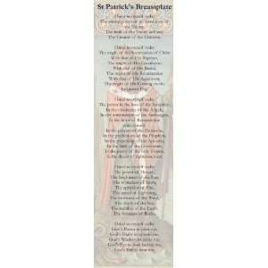 Saint Patricks Breastplate Bookmark with May the Road Rise Up to Meet 