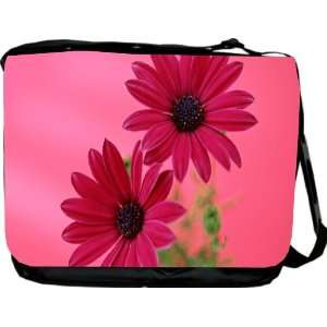  Rikki KnightTM Pink Gerberas Design Messenger Bag   Book 