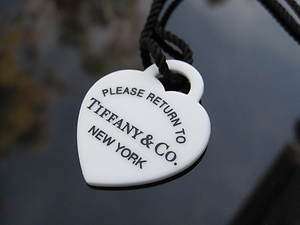 Tiffany & Co Heart Return To Tiffany White Bone Necklace  