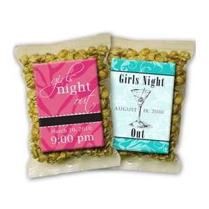 Caramel Corn   Personalized   Girls Night Out Favors   4 Designs   3 