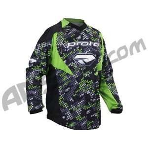  Proto 2010 Paintball Jersey   Sabre Brick Lime