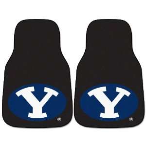   Brigham Young University Cougars 18 x 27 Carpeted Car Mat Set Home