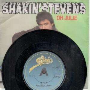  OH JULIE 7 INCH (7 VINYL 45) UK EPIC 1981 SHAKIN STEVENS Music