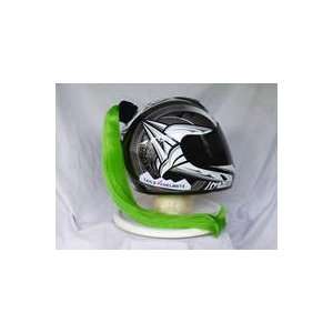  Pony Tails for Helmets All Colors Made in USA (green 